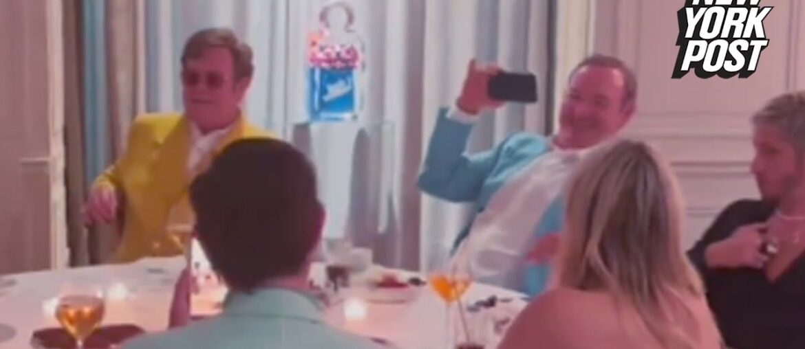 Kevin Spacey parties with Elton John after singer testified at his sex assault trial Kevin Spacey parties with Elton John after singer testified at his sex assault trial