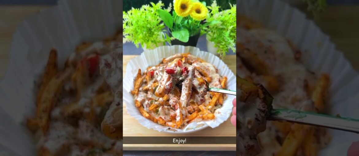 Peri peri fries | French fries | cheese | potato recipe | paneer | roll | trending #food #shorts new