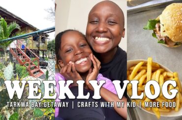 WEEKLY VLOG | Tarkwa Bay getaway, crafts with my kid, cooking & more