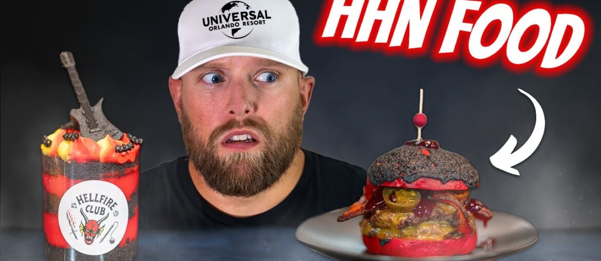 HHN 32 Food Preview! Trying Food From Halloween Horror Nights 2023