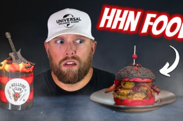 HHN 32 Food Preview! Trying Food From Halloween Horror Nights 2023