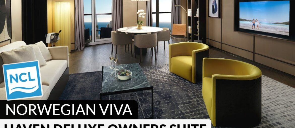Norwegian Viva | H3 The Haven Deluxe Owner’s Suite with Large Balcony Tour & Review | NCL VIVA