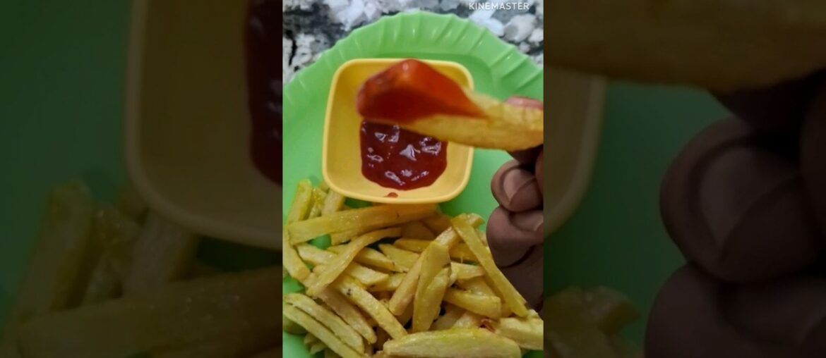 Crispy French fries | Home made French fries | Easy snack recipe