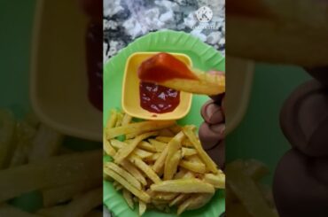 Crispy French fries | Home made French fries | Easy snack recipe