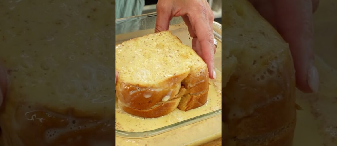 Creamy PB & J French Toast #shorts