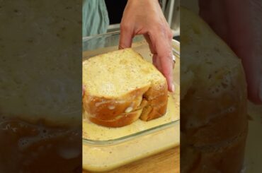 Creamy PB & J French Toast #shorts