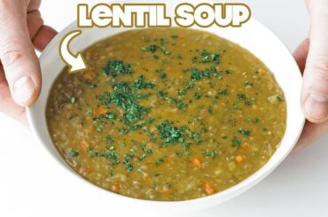 Homemade Lentil Soup Recipe