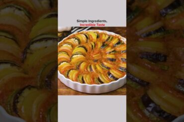 Ratatouille Recipe | French Classic Dish | Confit Byaldi Recipe #foodshorts #ratatouille
