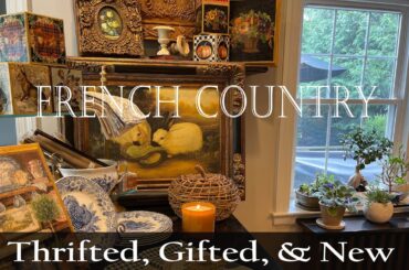 * NEW* Decorating with Blues & Whites || MOODY French Country Pictures & Frames || Fall Dinnerware