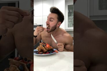 French Toast Recipe For Building Muscle *950 Calories* #shorts #recipe #healthyfood