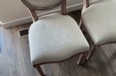 Kiztir French Country Dining Chairs Set of 6, Farmhouse Dining Chairs with Round Backrest Review