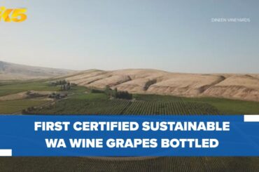 First certified sustainable Washington wine grapes bottled by select vineyards