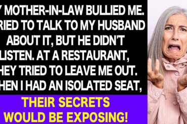 At a fancy dinner with husband's family: They said we're 7, leaving me out!