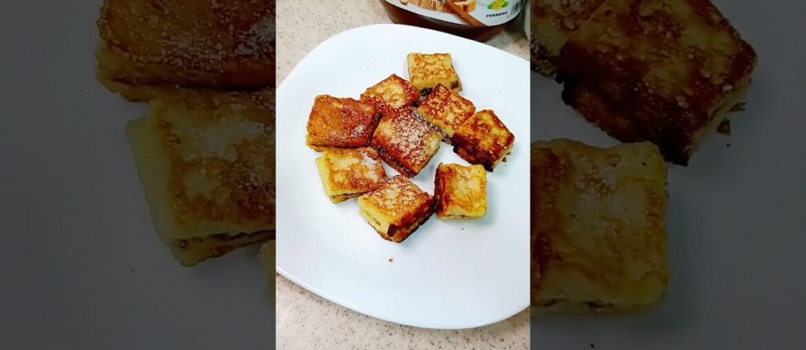 Cute Mini Nutella French Toast | Easy Breakfast Recipe #youtubeshorts #ytshorts Cute Mini Nutella French Toast | Easy Breakfast Recipe #youtubeshorts #ytshorts