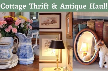 Cottage Thrift & Decor Haul & Style ~ Home Decorating Ideas on a Budget