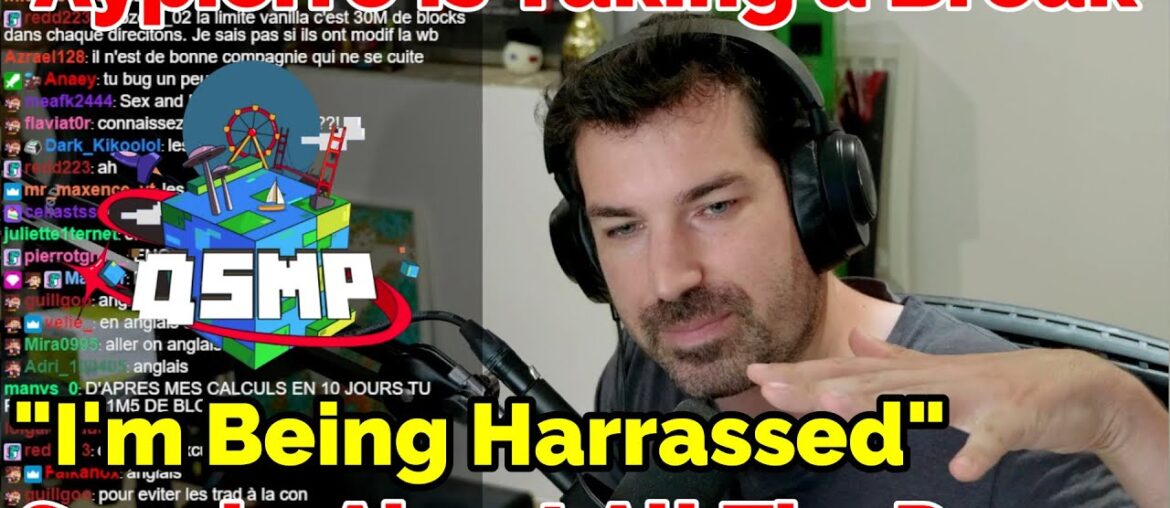 Aypierre is taking a break & Speaks about Recent Harassments he Faced on QSMP Minecraft