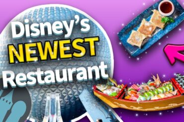 Should YOU Eat at Disney World's NEWEST Restaurant Shiki-Sai?