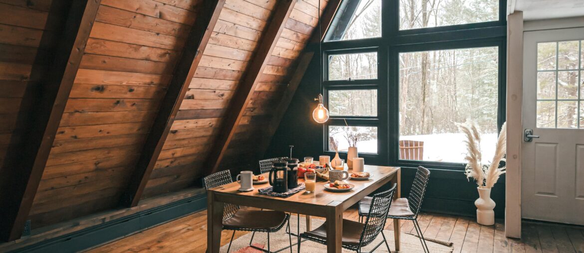 A Winter Morning at the A-Frame, Kerhonkson, NY [4105 × 6158] [OC]