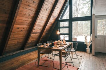 A Winter Morning at the A-Frame, Kerhonkson, NY [4105 × 6158] [OC]