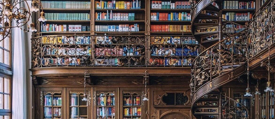 Ornate library, Munich, Germany [1170x1460]
