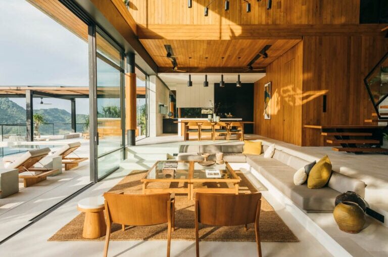 Beautiful Lombok island open plan living, dining and kitchen [768 x 512] Indonesia