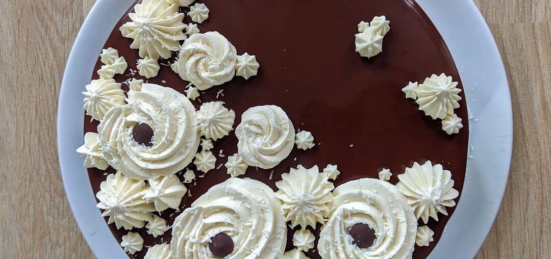 Entremet chocolat noix de coco