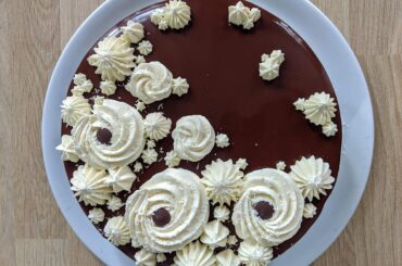 Entremet chocolat noix de coco