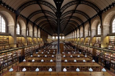 Bibliothèque Sainte-Geneviève, Paris, France. (Photo by Massimo Listri) [1920X1432]
