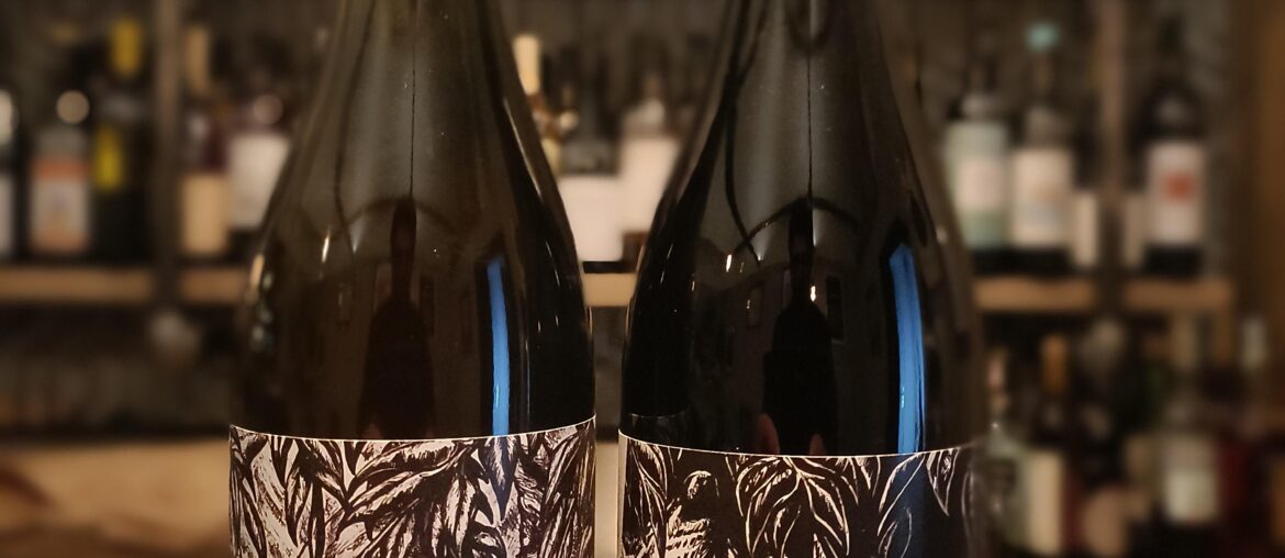 Some very intriguing labels from Podere San Biagio (Abruzzo, Italy). Werewolf Legend: day for the Orange wine (Trebbiano) and night for the Red wine (Montepulciano).