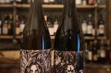 Some very intriguing labels from Podere San Biagio (Abruzzo, Italy). Werewolf Legend: day for the Orange wine (Trebbiano) and night for the Red wine (Montepulciano).