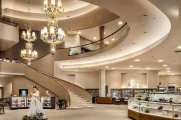 1951 photo of Hahne & Co. department store in Montclair, New Jersey. (Photo by Gottscho-Schleisner via Library of Congress. Partial AI colorization.) [2500X1984]