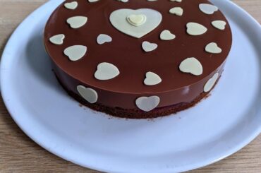 Entremet choco framboise