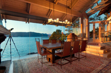 Waterfront residence dining room, by Paul Merrick [1920 x 1056] Vancouver. Canada