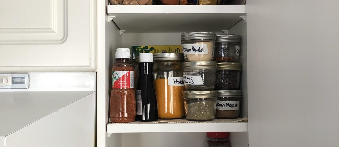 PLZ HELP!! I want to change this spice cabinet into something more efficient, any recommendations? Thank you! ❤️