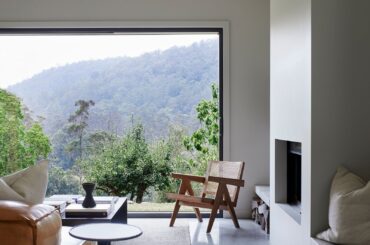 Views framed by huge windows in a modern farmhouse, Australia [1600x2240]