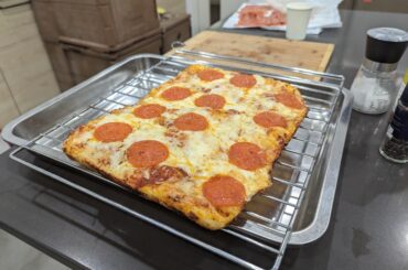 Pizzas pour un dîner au bureau
