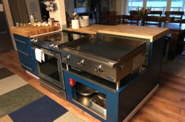 Island done. Waiting to install hood then two more sections to go. Maybe a video walkthrough in the future.