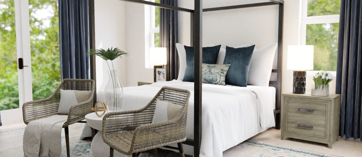 Dreamy Bedroom I just completed for an e-design client [1920x1080]