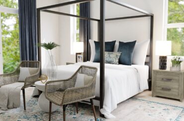 Dreamy Bedroom I just completed for an e-design client [1920x1080]