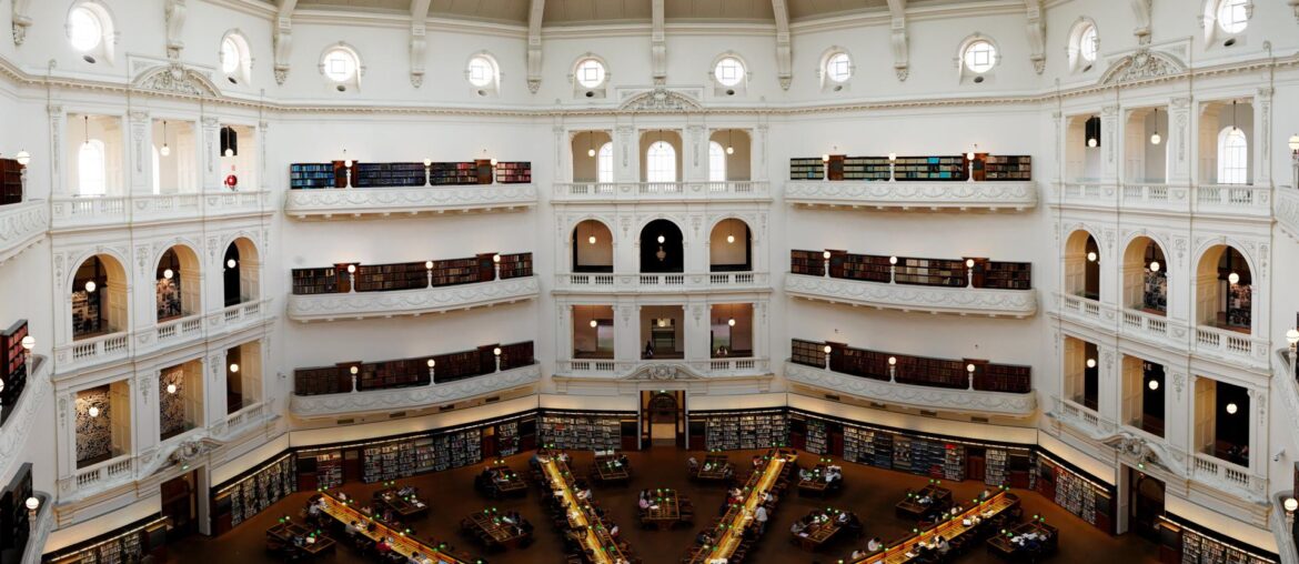 Panorama of State Library of Victoria (Melbourne, Australia) [1920 X 1705] [OC]