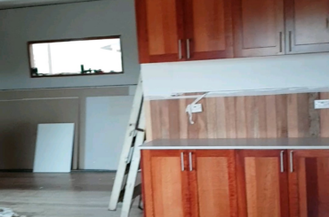 A nice sheoak kitchen I got to make