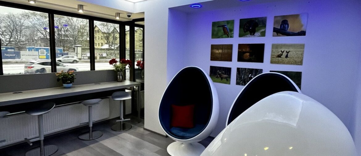 Working room in a Hostel in Tallinn, Estonia [3024x4032]