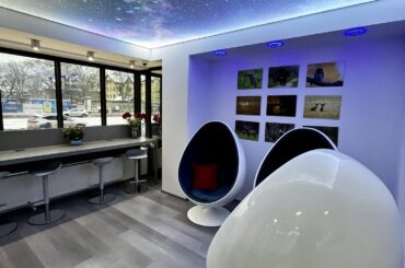 Working room in a Hostel in Tallinn, Estonia [3024x4032]