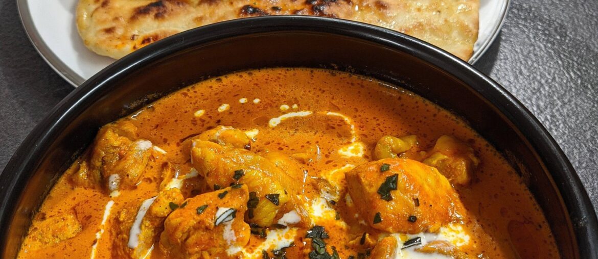 Chicken Butter + Naan à l'ail