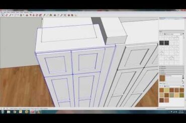 This is a custom pantry refrigerator enclosure I designed