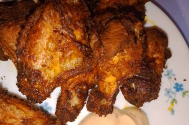 Ailes de poulet aux 5 épices cuites au four avec tartinade faite maison