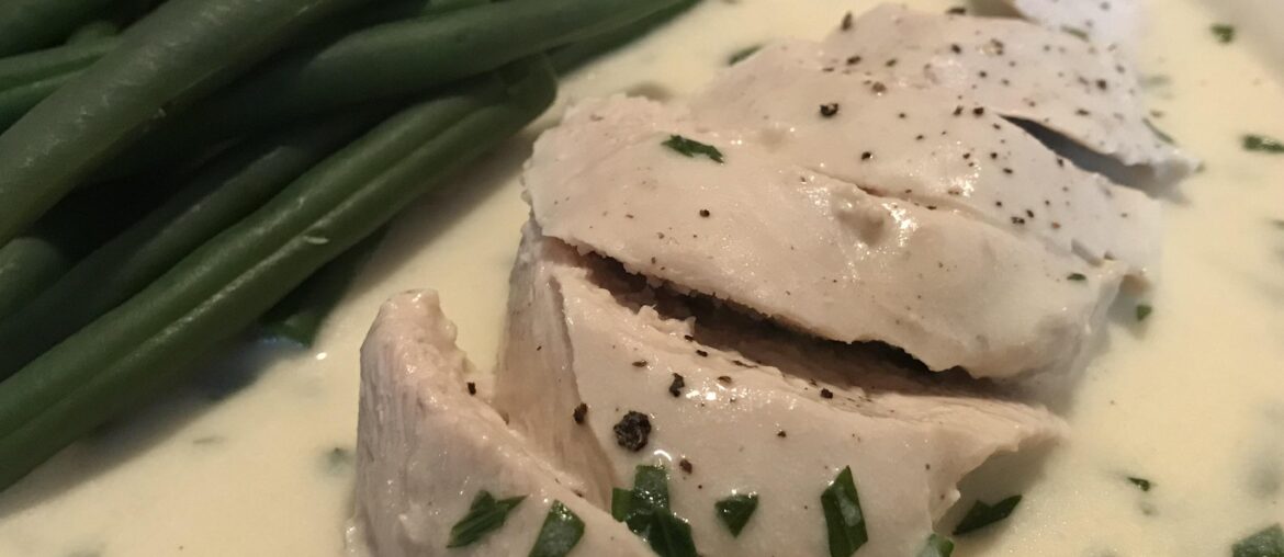 breast, bouillon, tarragon, & cream