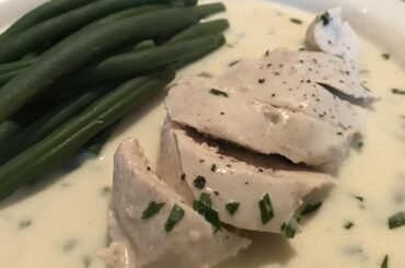 breast, bouillon, tarragon, & cream