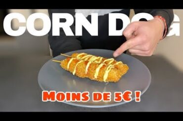 Recette CORN DOG coréen pour MOINS DE 5€ !