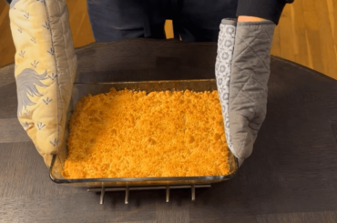 Crumble Salé, parmesan, noisette, courgette 🥰